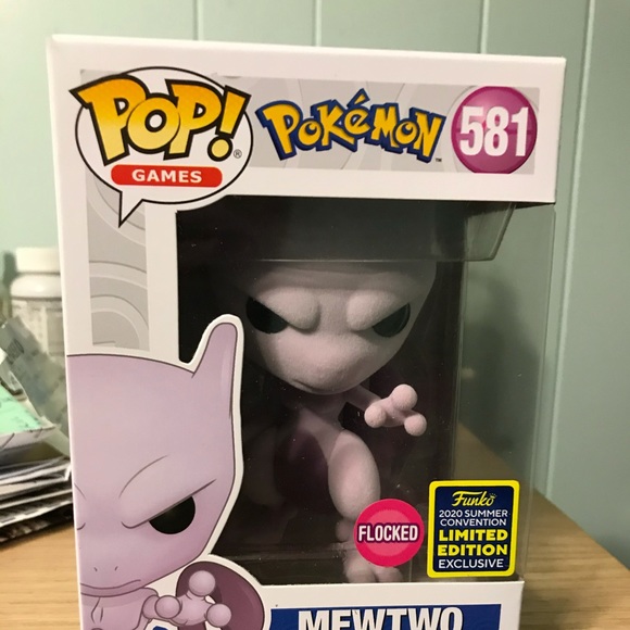 Funko Flocked Mewtwo - Brand New in Box - Picture 5 of 9